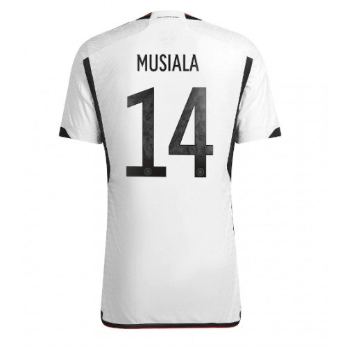 Traveler Damp Testify Echipament fotbal Germania Jamal Musiala #14 Tricou Acasa Mondial 2022  maneca scurta | tricouridefotbal.com