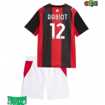 Echipament fotbal AC Milan Adrien Rabiot #12 Tricou Acasa 2026-27 pentru copii maneca scurta (+ Pantaloni scurti)