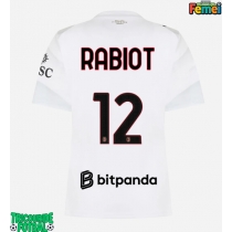 Echipament fotbal AC Milan Adrien Rabiot #12 Tricou Deplasare 2026-27 pentru femei maneca scurta