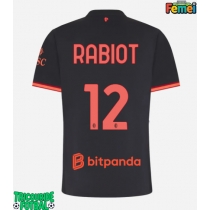 Echipament fotbal AC Milan Adrien Rabiot #12 Tricou Treilea 2026-27 pentru femei maneca scurta