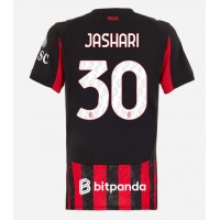 Echipament fotbal AC Milan Ardon Jashari #30 Tricou Acasa 2025-26 pentru femei maneca scurta