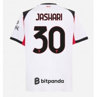 Echipament fotbal AC Milan Ardon Jashari #30 Tricou Deplasare 2025-26 maneca scurta