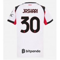 Echipament fotbal AC Milan Ardon Jashari #30 Tricou Deplasare 2025-26 pentru femei maneca scurta