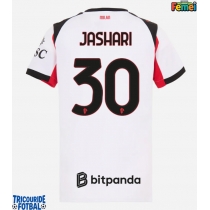 Echipament fotbal AC Milan Ardon Jashari #30 Tricou Deplasare 2025-26 pentru femei maneca scurta
