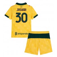 Echipament fotbal AC Milan Ardon Jashari #30 Tricou Treilea 2025-26 pentru copii maneca scurta (+ Pantaloni scurti)