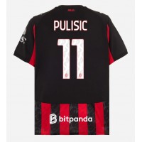 Echipament fotbal AC Milan Christian Pulisic #11 Tricou Acasa 2025-26 maneca scurta