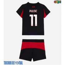 Echipament fotbal AC Milan Christian Pulisic #11 Tricou Acasa 2025-26 pentru copii maneca scurta (+ Pantaloni scurti)