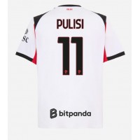 Echipament fotbal AC Milan Christian Pulisic #11 Tricou Deplasare 2025-26 maneca scurta