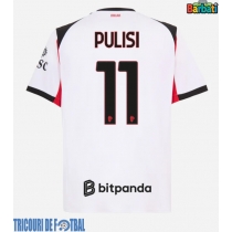 Echipament fotbal AC Milan Christian Pulisic #11 Tricou Deplasare 2025-26 maneca scurta