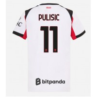 Echipament fotbal AC Milan Christian Pulisic #11 Tricou Deplasare 2025-26 pentru femei maneca scurta