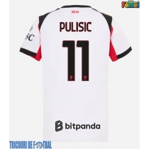 Echipament fotbal AC Milan Christian Pulisic #11 Tricou Deplasare 2025-26 pentru femei maneca scurta