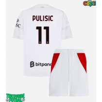 Echipament fotbal AC Milan Christian Pulisic #11 Tricou Deplasare 2026-27 pentru copii maneca scurta (+ Pantaloni scurti)