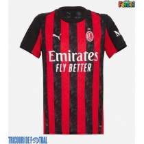 Echipament fotbal AC Milan Christopher Nkunku #18 Tricou Acasa 2025-26 pentru femei maneca scurta