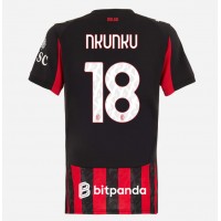 Echipament fotbal AC Milan Christopher Nkunku #18 Tricou Acasa 2025-26 pentru femei maneca scurta