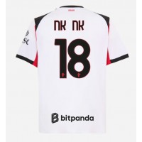 Echipament fotbal AC Milan Christopher Nkunku #18 Tricou Deplasare 2025-26 maneca scurta