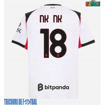 Echipament fotbal AC Milan Christopher Nkunku #18 Tricou Deplasare 2025-26 maneca scurta