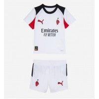 Echipament fotbal AC Milan Christopher Nkunku #18 Tricou Deplasare 2025-26 pentru copii maneca scurta (+ Pantaloni scurti)