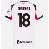 Echipament fotbal AC Milan Christopher Nkunku #18 Tricou Deplasare 2025-26 pentru femei maneca scurta