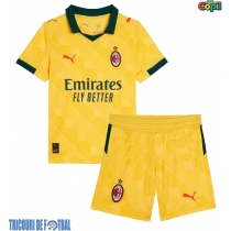Echipament fotbal AC Milan Christopher Nkunku #18 Tricou Treilea 2025-26 pentru copii maneca scurta (+ Pantaloni scurti)