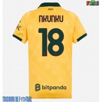Echipament fotbal AC Milan Christopher Nkunku #18 Tricou Treilea 2025-26 pentru femei maneca scurta