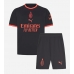 Echipament fotbal AC Milan Christopher Nkunku #18 Tricou Treilea 2026-27 pentru copii maneca scurta (+ Pantaloni scurti)