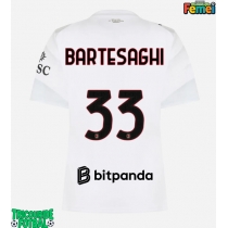 Echipament fotbal AC Milan Davide Bartesaghi #33 Tricou Deplasare 2026-27 pentru femei maneca scurta