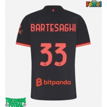 Echipament fotbal AC Milan Davide Bartesaghi #33 Tricou Treilea 2026-27 pentru femei maneca scurta