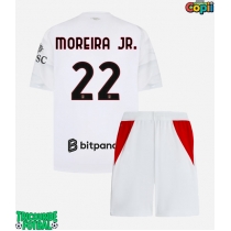 Echipament fotbal AC Milan Diego Moreira #22 Tricou Deplasare 2026-27 pentru copii maneca scurta (+ Pantaloni scurti)