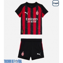 Echipament fotbal AC Milan Fikayo Tomori #23 Tricou Acasa 2025-26 pentru copii maneca scurta (+ Pantaloni scurti)