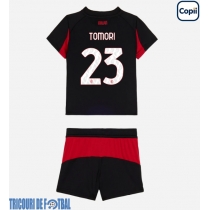 Echipament fotbal AC Milan Fikayo Tomori #23 Tricou Acasa 2025-26 pentru copii maneca scurta (+ Pantaloni scurti)