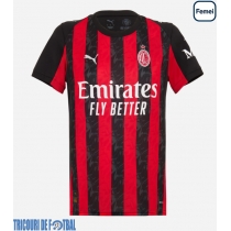 Echipament fotbal AC Milan Fikayo Tomori #23 Tricou Acasa 2025-26 pentru femei maneca scurta