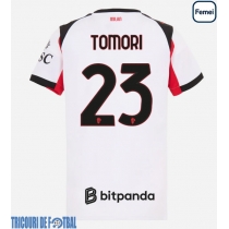 Echipament fotbal AC Milan Fikayo Tomori #23 Tricou Deplasare 2025-26 pentru femei maneca scurta