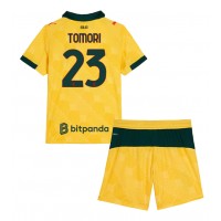 Echipament fotbal AC Milan Fikayo Tomori #23 Tricou Treilea 2025-26 pentru copii maneca scurta (+ Pantaloni scurti)