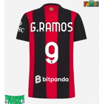 Echipament fotbal AC Milan Goncalo Ramos #9 Tricou Acasa 2026-27 pentru femei maneca scurta