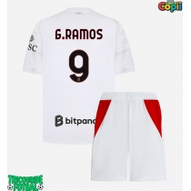 Echipament fotbal AC Milan Goncalo Ramos #9 Tricou Deplasare 2026-27 pentru copii maneca scurta (+ Pantaloni scurti)