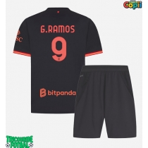 Echipament fotbal AC Milan Goncalo Ramos #9 Tricou Treilea 2026-27 pentru copii maneca scurta (+ Pantaloni scurti)