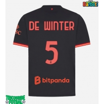 Echipament fotbal AC Milan Koni De Winter #5 Tricou Treilea 2026-27 maneca scurta