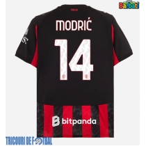Echipament fotbal AC Milan Luka Modric #14 Tricou Acasa 2025-26 maneca scurta