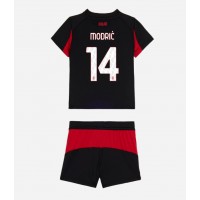 Echipament fotbal AC Milan Luka Modric #14 Tricou Acasa 2025-26 pentru copii maneca scurta (+ Pantaloni scurti)