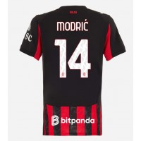 Echipament fotbal AC Milan Luka Modric #14 Tricou Acasa 2025-26 pentru femei maneca scurta
