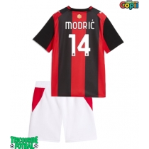 Echipament fotbal AC Milan Luka Modric #14 Tricou Acasa 2026-27 pentru copii maneca scurta (+ Pantaloni scurti)