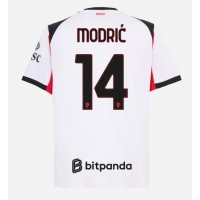 Echipament fotbal AC Milan Luka Modric #14 Tricou Deplasare 2025-26 maneca scurta
