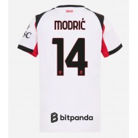 Echipament fotbal AC Milan Luka Modric #14 Tricou Deplasare 2025-26 pentru femei maneca scurta