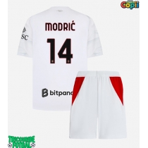 Echipament fotbal AC Milan Luka Modric #14 Tricou Deplasare 2026-27 pentru copii maneca scurta (+ Pantaloni scurti)
