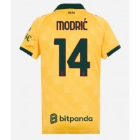 Echipament fotbal AC Milan Luka Modric #14 Tricou Treilea 2025-26 pentru femei maneca scurta