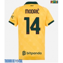 Echipament fotbal AC Milan Luka Modric #14 Tricou Treilea 2025-26 pentru femei maneca scurta