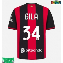 Echipament fotbal AC Milan Mario Gila #34 Tricou Acasa 2026-27 maneca scurta