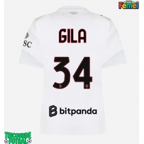 Echipament fotbal AC Milan Mario Gila #34 Tricou Deplasare 2026-27 pentru femei maneca scurta