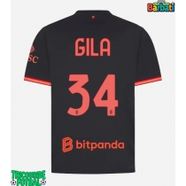 Echipament fotbal AC Milan Mario Gila #34 Tricou Treilea 2026-27 maneca scurta