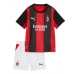 Echipament fotbal AC Milan Omari Hutchinson #20 Tricou Acasa 2026-27 pentru copii maneca scurta (+ Pantaloni scurti)